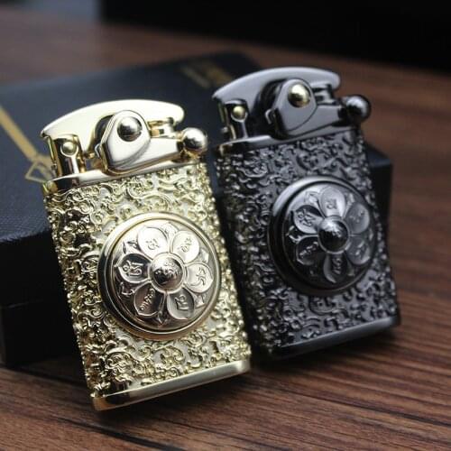 Zoros armored kerosene lighter old fashioned creative rocker arm Smoking gift