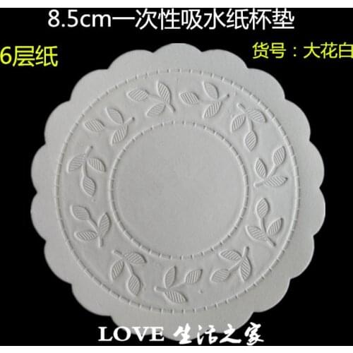 Free shipping Disposable absorbent paper coasters/Hotels supplies wholesale