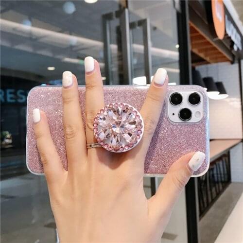 Glitter Bracket Case For Asus Zenfone 3 Selfie Pro 4 Max Pro ZE552KL ZC554KL ZC520KL ZD553KL ZD552KL ZE520KL ZS551KL Cover