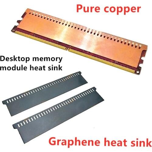 Pure copper Desktop general Memory module heat sink Memory graphene Radiator for heat dissipation memory