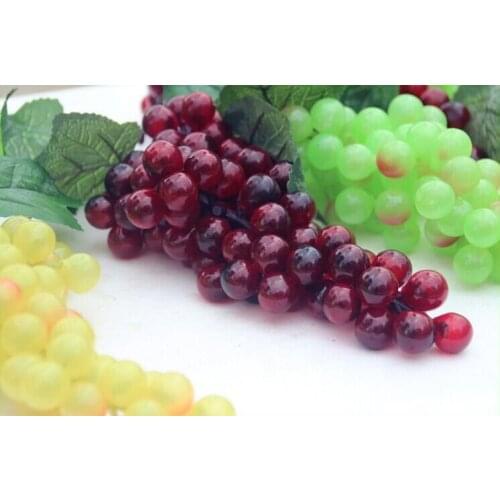 Home Decor Ornament Simulation Grapes Craft Shooting Props For Garden Wedding Party Decorations 3 color