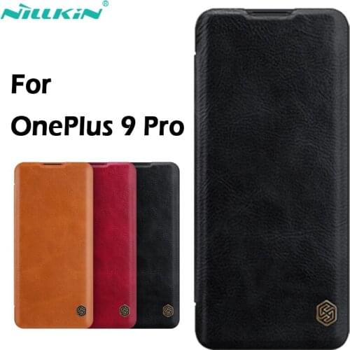 OnePlus 8T Flip Case NILLKIN Qin Series PU Leather Wallet stand phone case for Oneplus8T 1+8T