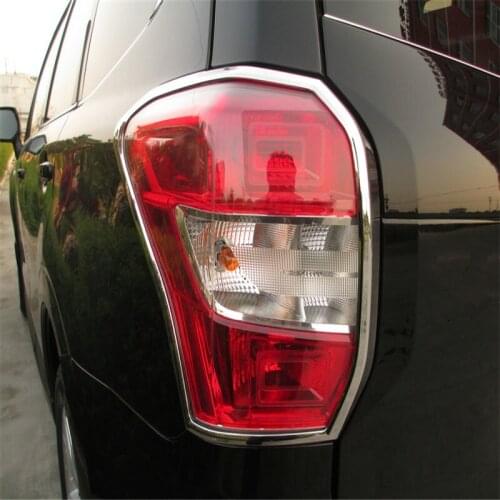For Subaru Forester 2013 2014 2015 2016 tail rear lamp light cap sticker moulding accessories trim