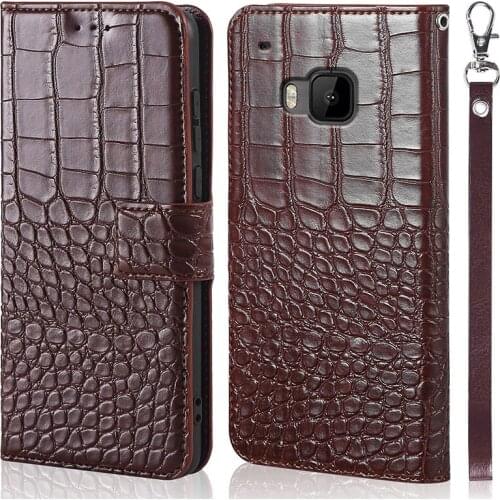 DOREXLON for HTC One M10 Crocodile texture Leather Case for HTC One M10 magnet clasp Business Flip Cover Mobile Phone Cases