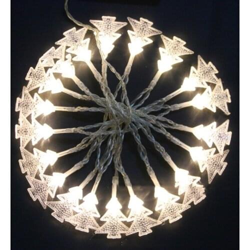 1.5/3/6m 10/40 LED Fairy Christmas Tree Shape Led String Lights New Year Natal Christmas Decoration for Home LED Lamp Garland