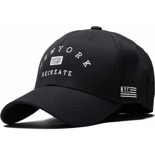 Man Fitted Hip Hop Hats Male Back Closed Outdoors Sport Hat Summer Cotton Snapback Cap Back Wear Baseball Hat 56-60cm