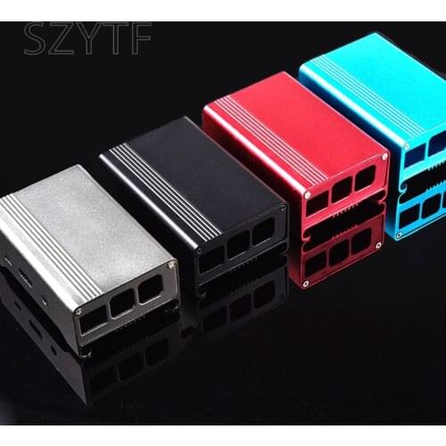 Raspberry pi 3B+ Plus On behalf of the case shell aluminum Raspberry Pi aluminum alloy shell aluminum box with fan