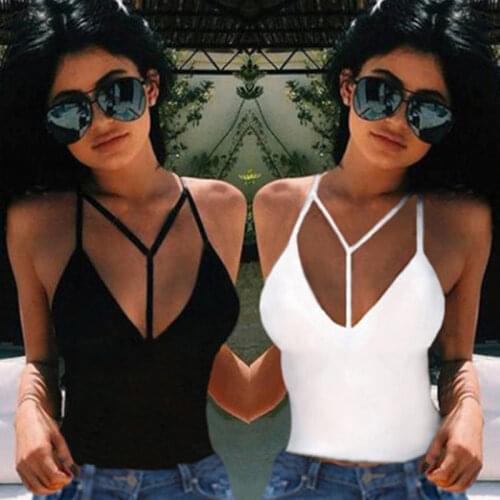 Summer Y Strap Bustier Slim Fitting Tank Tops Corset Clubwear Bralette Tank Tops Women Fashion Sexy Bra Crop Tops