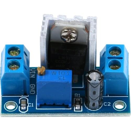 LM317 Adjustable Voltage Regulator Linear Power Supply DC-DC Converter Buck Board 4.2-40V To 1.2-37V Step Down Module