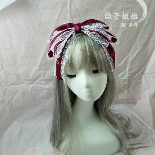 Lolita Lolita SOFT Adorable Large Bow COS Headdress Bow KC Hair Bands