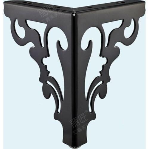 Metal Polished Sofa Chair Legs Modern Hollow Patten Table Cabinet Bed Feet Furniture Accessories set of 4