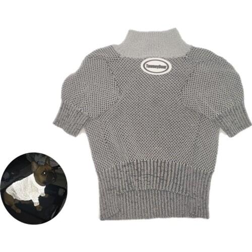 Fashion Dog Reflective Sweater Jumper Clothes Winter Warm Pet Puppy Hoodie Jacket Coat Small Medium Dogs French Bulldog YHC46