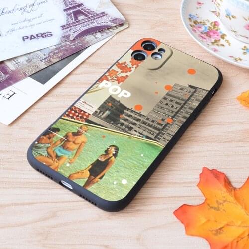 For iPhone Pop Print Soft Matt Apple iPhone Case