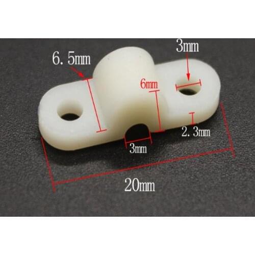 10pcs/lot Speed Reduce Motor Bracket Fixed Seat DIY Accessories For RC Aircraft Series Motor Plastic Supporter