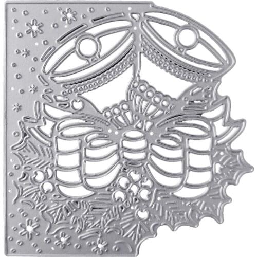 Christmas Bell Frame Metal Cutting Dies Stencil DIY Scrapbooking Album Paper Card Template Mold Embossing Decorati