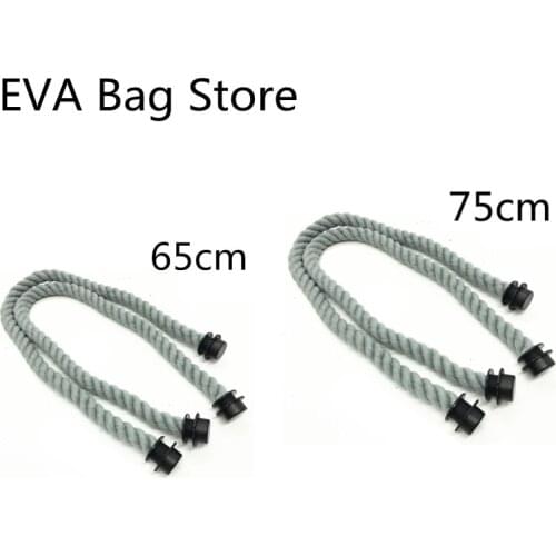 45 cm/50 cm/65 cm /75 cm cotton and hemp rope bag handles for obag bag handles accessary handles use