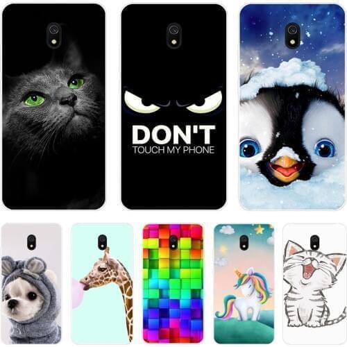For Xiaomi Redmi 8A 8 Case Silicone Transparent Back Cover Phone Shell For Xiaomi Redmi 8A Note 9s 8 pro Soft Case Painted Cover