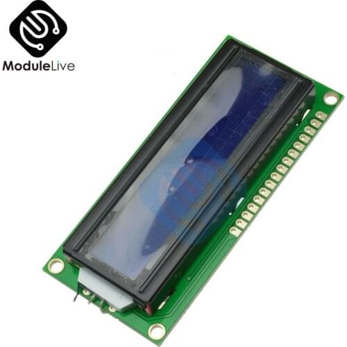 Blue 1601 16X1 Character Digital LCD Display Module LCM STN SPLC780D KS0066 LED Backlight 16 Single Row Interface Board