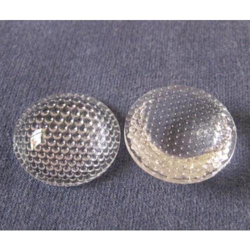 WXJ-38 High quality LED Optical Lens, Diameter 38mm, Height: 7.805mm, Bead surface, 60 degree, PMMA materials