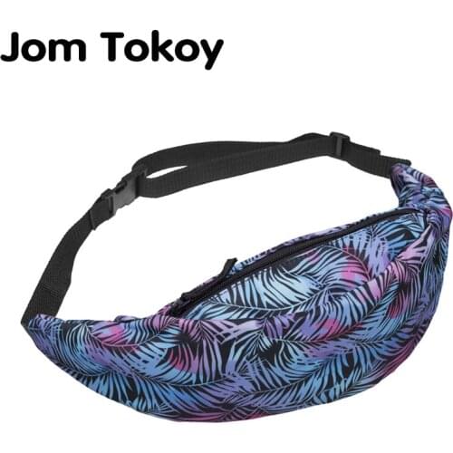 Jom Tokoy women waist pack cactus Heat Transfer Printing fanny packs New Waist bag fashion bum bag travelling Bag