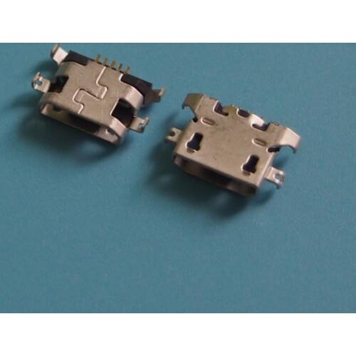 25pcs Micro USB Jack Connector charging port For lenovo A850/A830/A670/A376 S650/658T S720/S820 ect