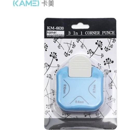 3 in 1 Mini Paper Corner Rounder Punch R4/R7/R10mm Corner Cutter for Card Making Scrapbooking and Paper Crafts
