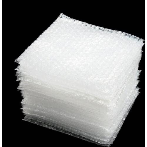 50Pcs PE Clear Foam Packing Bags Shockproof Envelopes Gift Wrap Package Cushioning Covers Double Film Protective Bubble Bag Hot