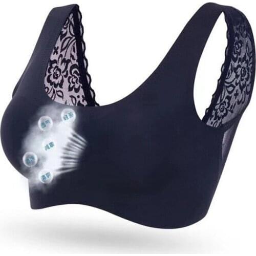 One-Piece Floral Print Beauty Back Casual Bra Running No Trace Sleep Bra