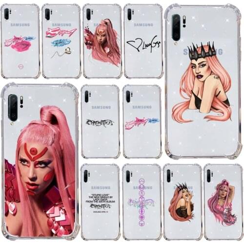 Lady gaga chromatica Phone Case Transparent For Samsung Galaxy A71 A21s S8 S9 S10 plus note 20 ultra