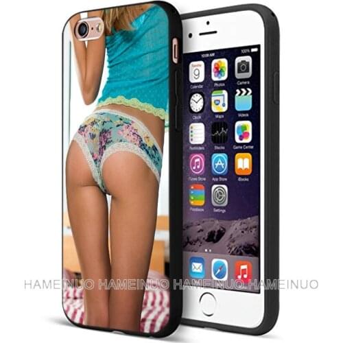 Black tpu case for iphone 5 5s SE 2020 6 6s 7 8 plus X 10 XR XS 11 pro MAX silicon cover sexy ass Bikini Woman girl