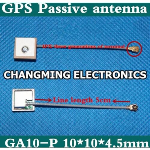 GA10-P 10*10*4.5mm Built-in GPS antenna GPS Passive antenna Smart watches apparel products(working 100% Free Shipping)5PCS