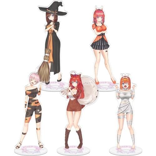 Anime The Quintessential Quintuplets Nakano Nino Miku Acrylic Stand Figure Model Plate Display Tabletop Decor Cosplay Cute Gift