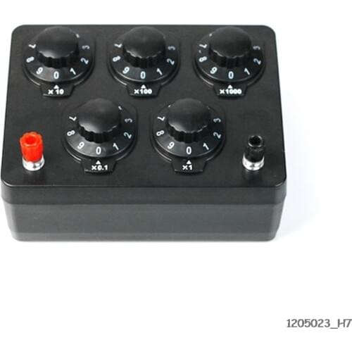 0-9999.9 Ohm Variable Resistance Box Decade Resistor Experimental Equipment For Physical School Teaching