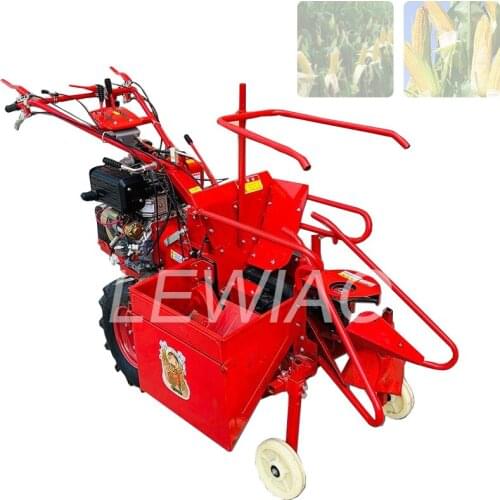 Agriculture Small Maize Combine Harvester Mini Gasoline Engine Corn Harvester For Sale