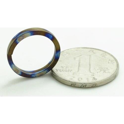 18MM Outdoor Mini Tool Key Ring Climbing Tool Titanium Alloy Hanging Ring