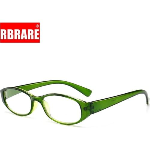 RBRARE Fashion Ultra-light Plastic Frame Reading Glasses Resin Transparent Anti-blue Lens Unisex Reading Glasses gafas para leer