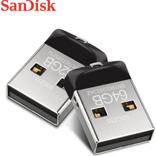 SanDisk Pen Drives 16GB USB flash drive 32GB 64GB USB 2.0 memory stick Mini pendrive U Disk for PC Tablet Support Official