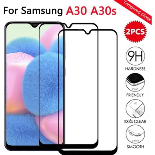 2pcs 1pc Tempered Glass For Samsung A30s a307f A30 a305f on the Screen Protector For Galaxy a 30s 30 s Protective Film touch 9h