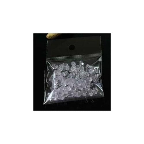 500pcs/lot Earrings Jewelry Accessories Bullet Plastic Earplug plug blocked Earring back ,DIY