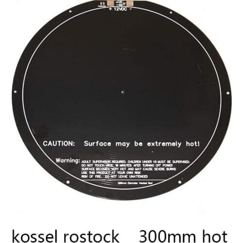 3D printer accessories round hot bed PCB delta 300mm