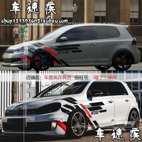 Car stickers FOR Volkswagen POLO Golf 7 GOLF 8 Body decoration personalized custom fashion sports decals