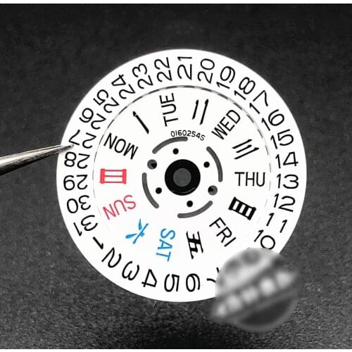 Watch Day Date Wheel Straightforward Calendar Disc Replacement For NH35 NH36 NH37 Movement Repair Accessories