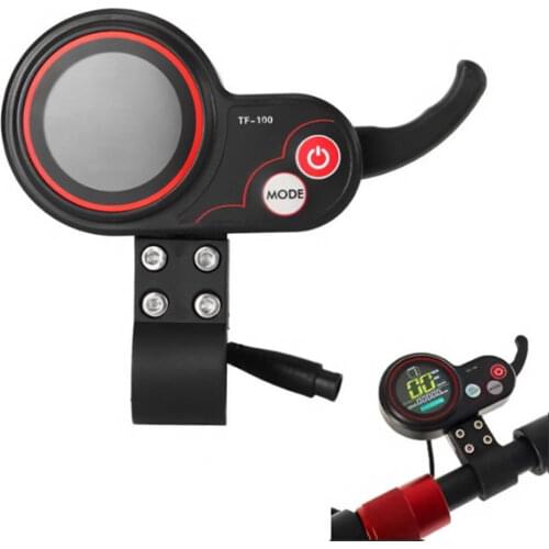 TF-100 Electric Scooter LCD Instrument Bicycle Accelerator Controller Power Switch Throttle Handlebar Refitting Accessories 5Pin