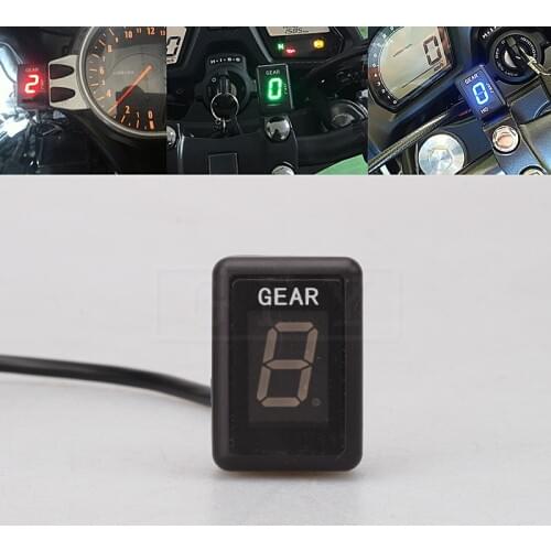 Motorcycle LCD Electronics 1-6 Level Gear Indicator Digital Gear Meter Instrument For Aprilia Dorsoduro 1200 2010 -2017 2018 FI