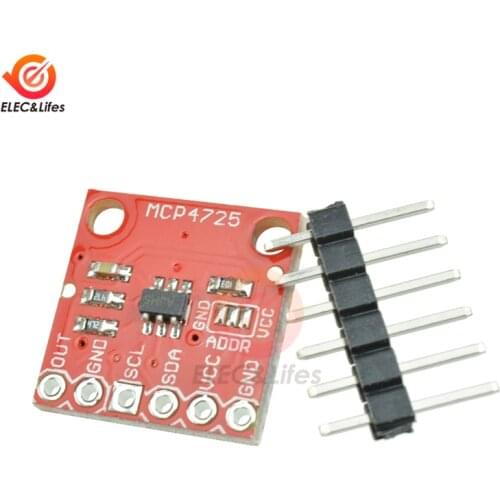 MCP4725 IIC I2C DAC Breakout module development board MCP4725 Digital Converter board for Arduino 2.7V-5.5V DC