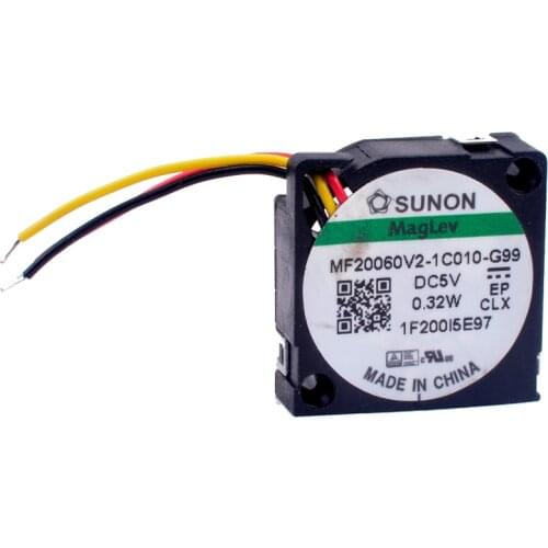 MF20060V2-1C010-G99 2cm 2006 20x20x6mm 20mm mini fan DC5V 0.32W tiny turbo blower cooling fan