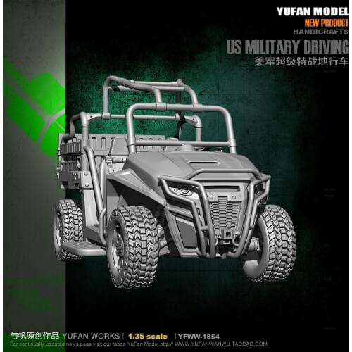 YUFAN Model original 1/35 American all-terrain vehicle Resin soldier YFWW35-1854 KNL Hobby