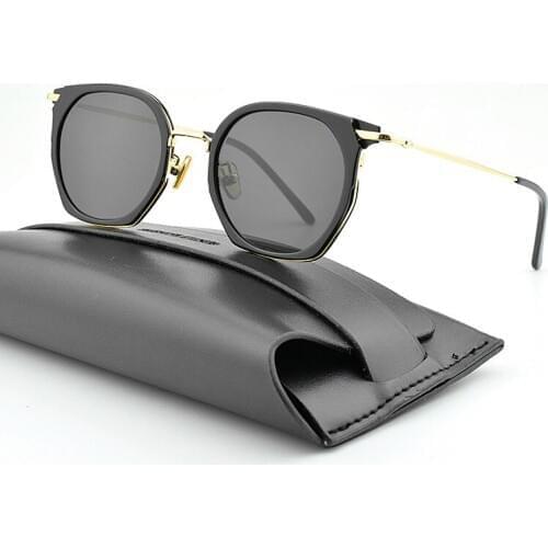 TAG Hezekiah Fashion Women Sunglasses Small frame polygon Clear lens Sunglasses Men Sun Glasses Blue Pink Lens Sun Glasses UV400