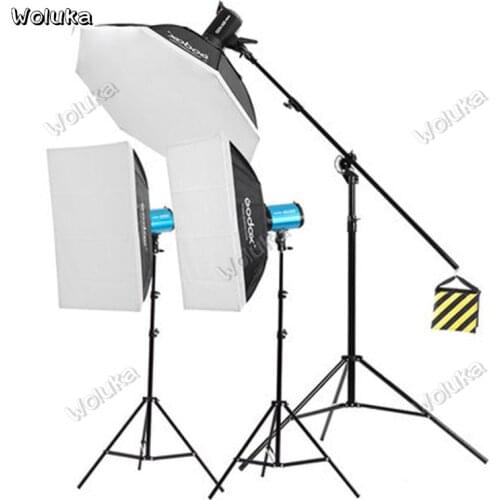 Godox Photographic lamp set SK400IIW+GS250W shadow Studio Flash light Studio portrait ID Mesh Fill Light CD50 T03