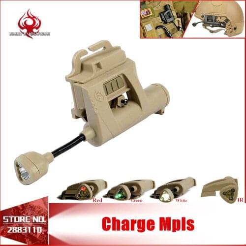 Night Evolution Helmet Light Charge Mpls 4 Mode Airsoft Tactical Helmet Flashlight NE05006